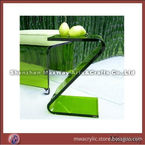 Green High Grade Acrylic Coffee Table